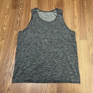 Lululemon Metal Vent Tech Tank Top Men's Size L Gray Performance Training EUC